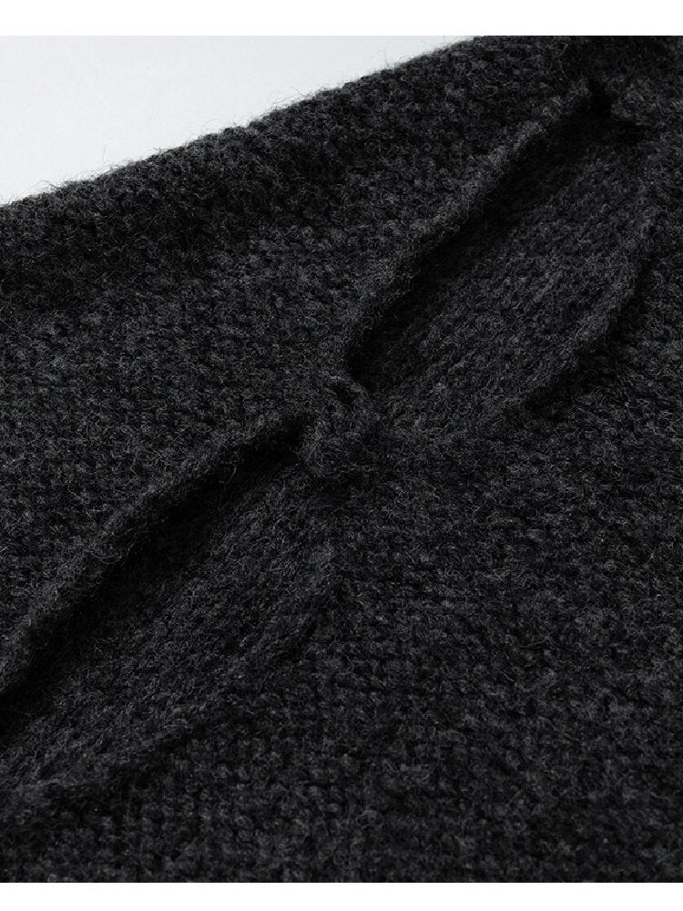 Twisted Knit Wool Cape Jacket【s0000019160】