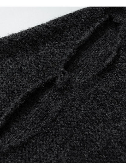 Twisted Knit Wool Cape Jacket【s0000019160】