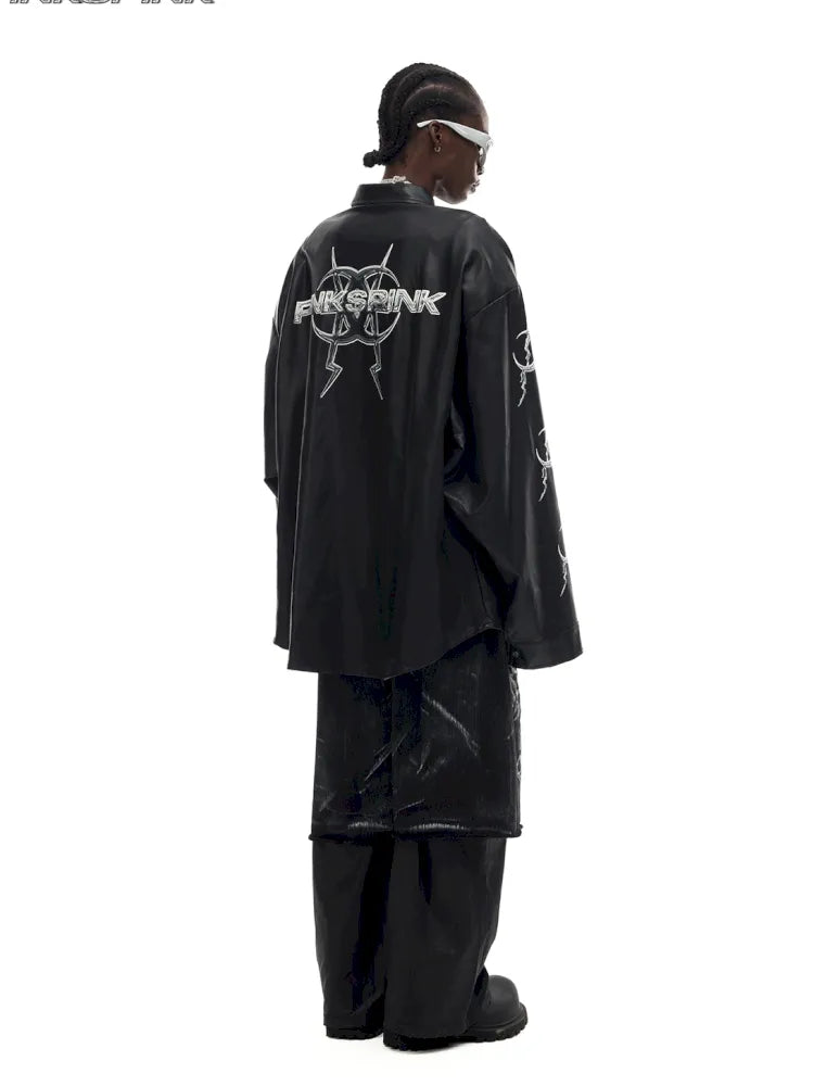 Mirror Concept PU Leather Jacket【s0000014002】