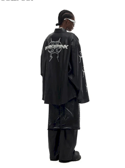 Mirror Concept PU Leather Jacket【s0000014002】