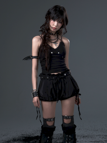 Bow Tie Rope Satin Pod Puffy Skirt【s0000012441】