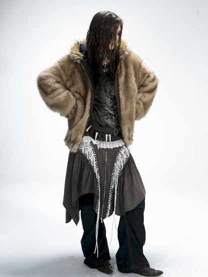 Fur Collar Thick Coat Reversible【s0000011272】