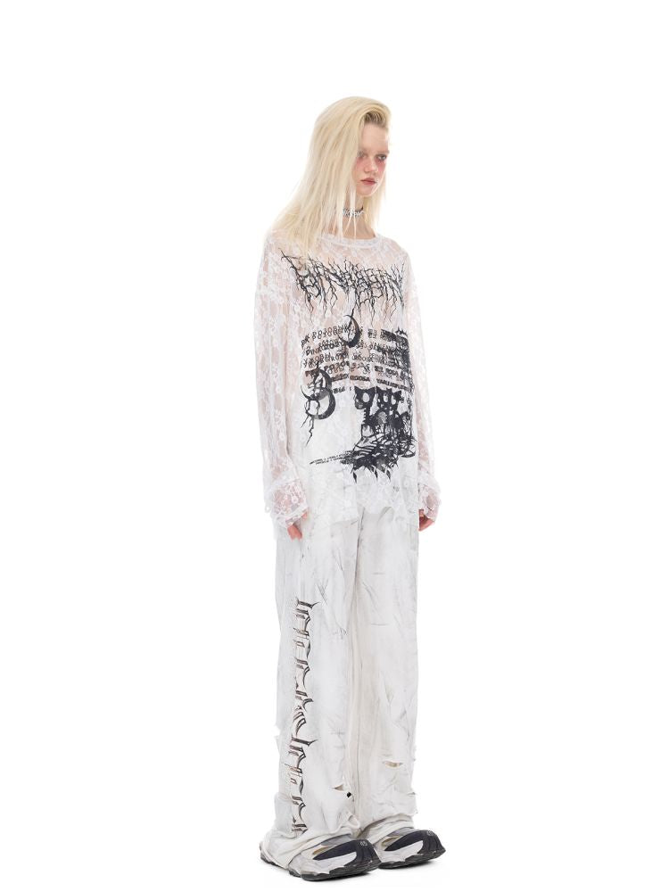 Oversized Gender-Neutral Layered T-Shirt【s0000012989】