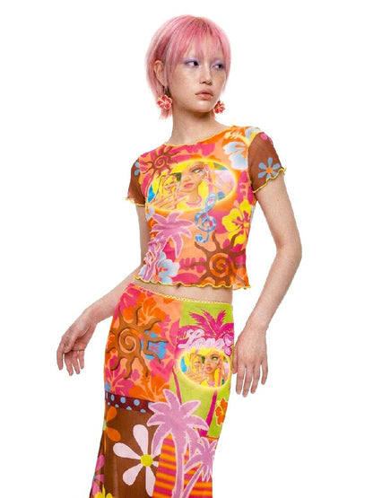 Summer Island Fitted Mermaid Dress【s0000017517】