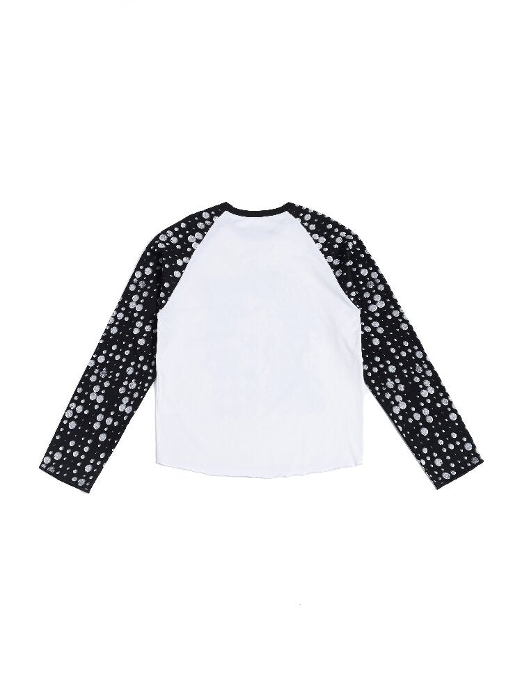 Ghost Polka Dot Raglan Long Tee【s0000016956】