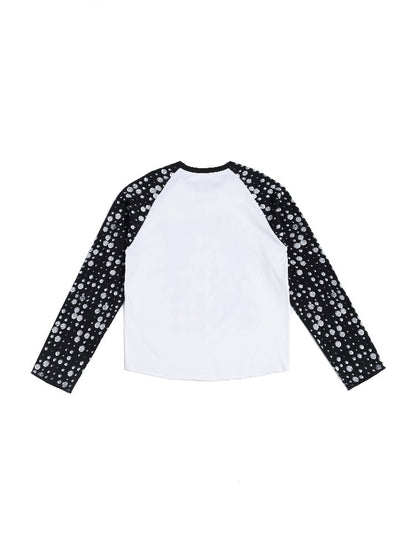 Ghost Polka Dot Raglan Long Tee【s0000016956】