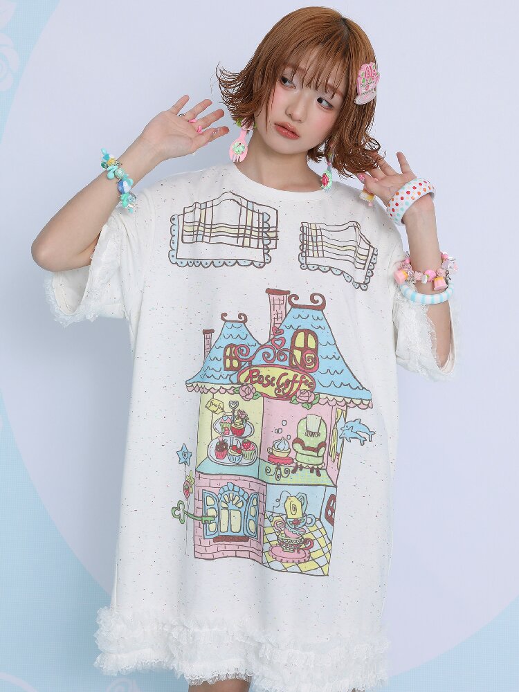 Print Versatile Pleated Half Skirt【s0000017452】