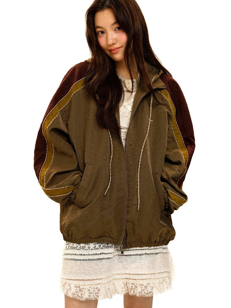 Color Block Sports Jacket Set【s0000017927】