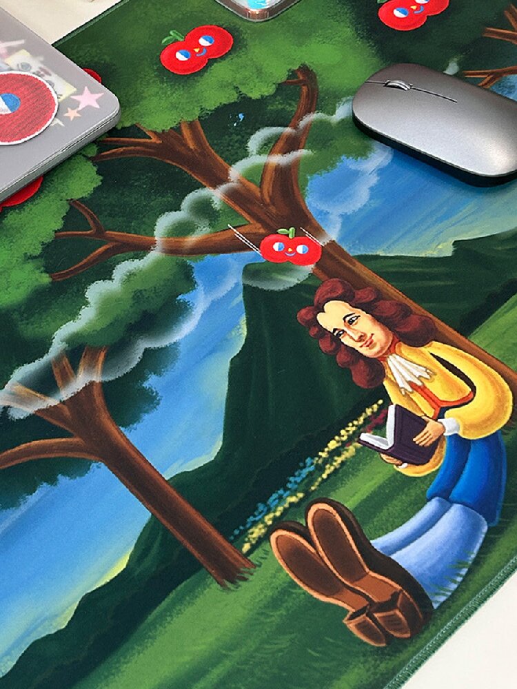 Newton Apple Esports Mouse Pad【s0000019255】