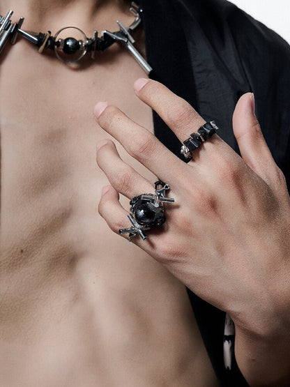 Doomsday Mecha Heavy Punk Bracelet【s0000018823】
