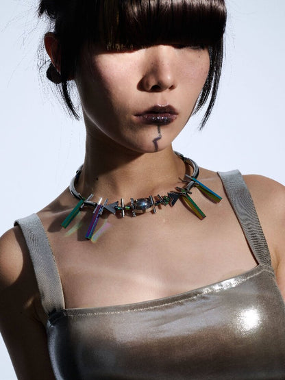 Gem Pharaoh Heavy Futurist Choker【s0000018821】
