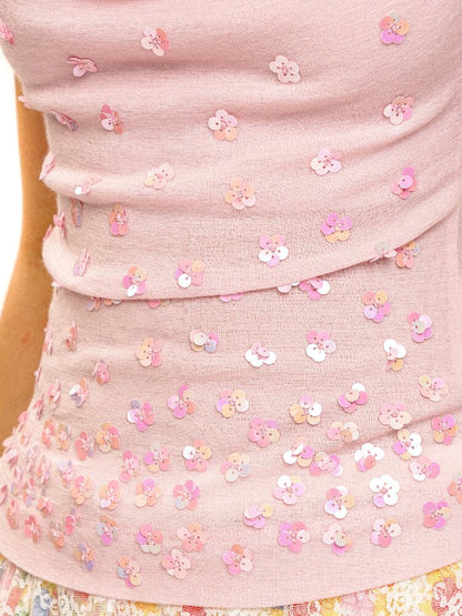 Wool Studded Beaded Vest Suspender【s0000016426】