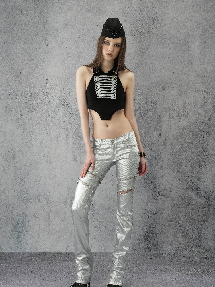 Suede Halter Strappy Bolero【s0000016942】