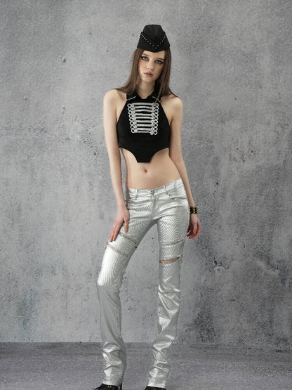 Suede Halter Strappy Bolero【s0000016942】