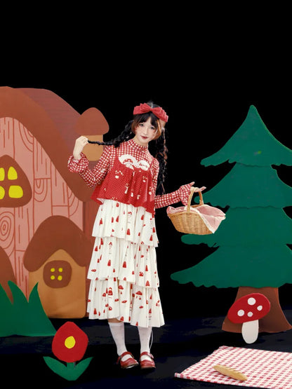 Multi-Layer Strapless Dress【s0000013933】