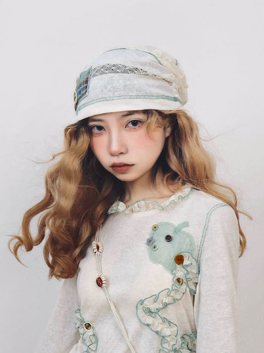 Wandering wind art student stacked cap【s0000012369】