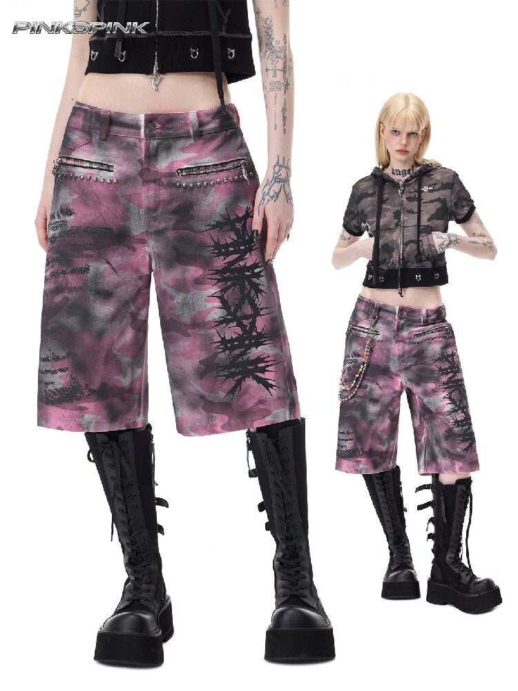 Riveted Coating Camo Wasteland Jeans【s0000017722】