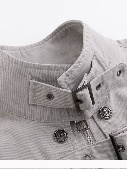 Washed Reconstructed Short Jacket【s0000015452】