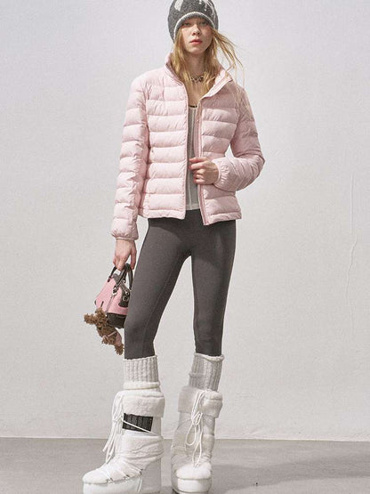 Quilted White Duck Down Jacket【s0000015234】