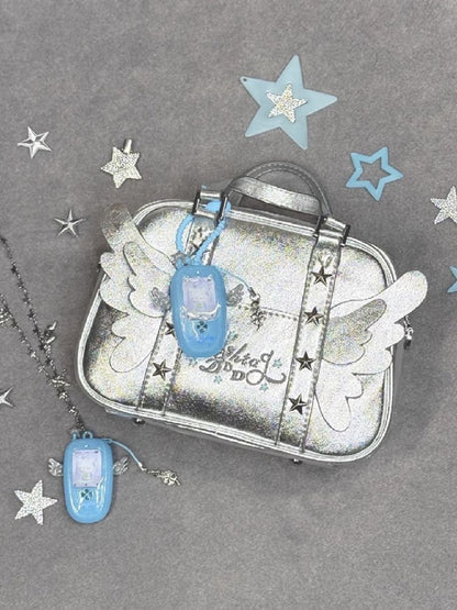 Clover Wings Angel Vintage Cell Phone Necklace【s0000012204】