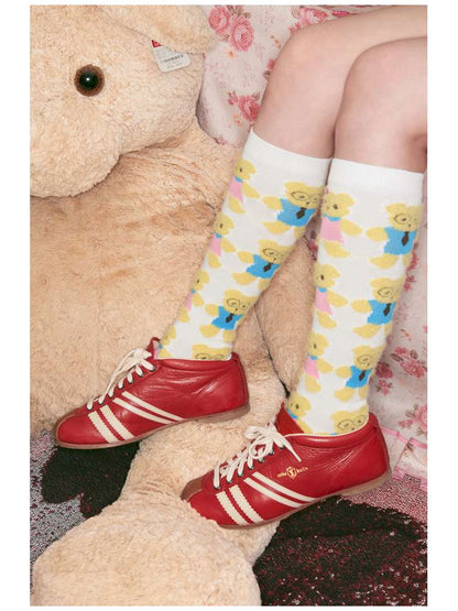Bear Plush-Style Knit Socks【s0000014513】