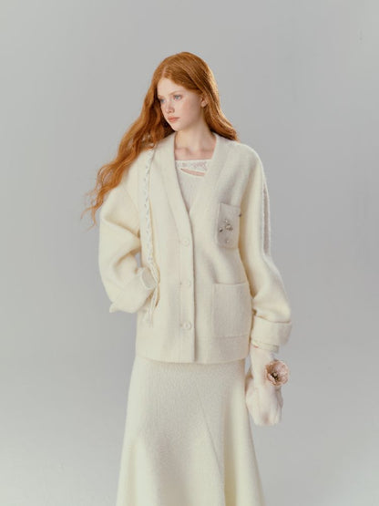 Slim irregular wool knit sweater【s0000012138】