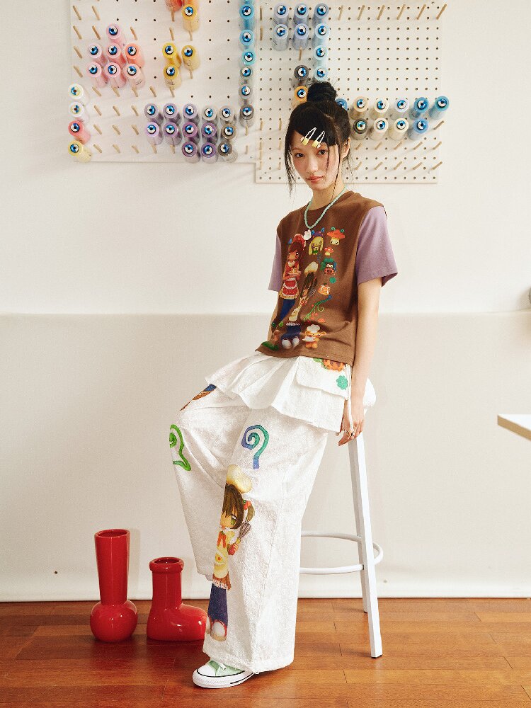 Forest Kitchen Printed Culottes【s0000018698】