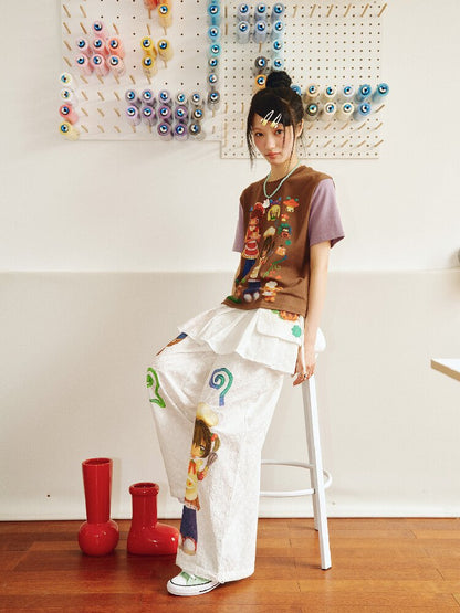 Forest Kitchen Printed Culottes【s0000018698】