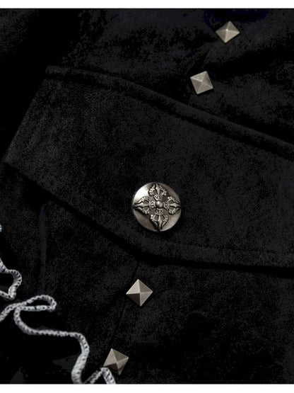 Patchwork Gathered A-Line Skirt【s0000014461】