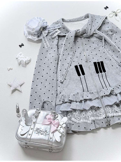 Antique Ghost Girl Gray Sailor Dress【s0000014696】