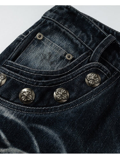 Hot Drill Heavy Wash Denim Pants【s0000016977】