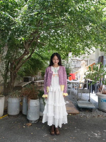 Fake Two-Piece Cardigan Sweater【s0000014169】