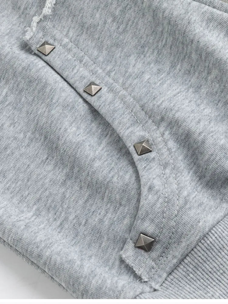 Oversized Collar Long-Sleeve Hoodie Jacket【s0000013967】