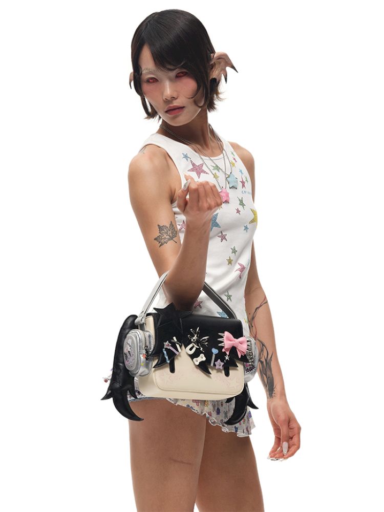 Pentagram Ribbed Vest【s0000012600】