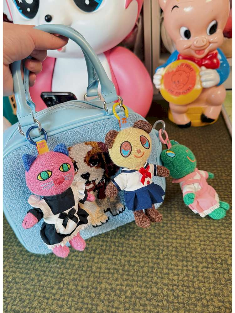 Knitted Animal Pendant Necklace【s0000015374】