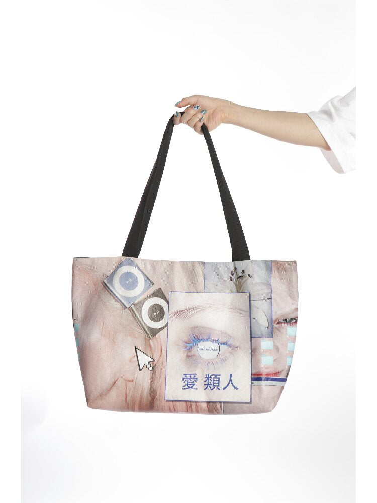 Dupont Paper Y2K Large Tote Bag【s0000016283】