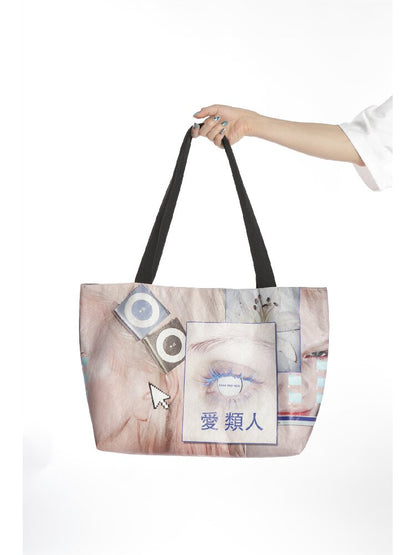 Dupont Paper Y2K Large Tote Bag【s0000016283】