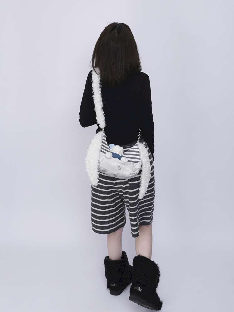 Rabbit Plush Versatile Commuter Crossbody Bag【s0000014618】