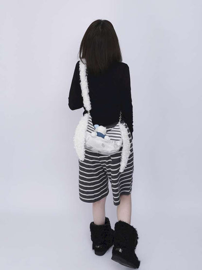 Rabbit Plush Versatile Commuter Crossbody Bag【s0000014618】