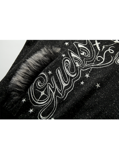 Embroidery PLUSH LOOSE PULLOVER [S0000011213]