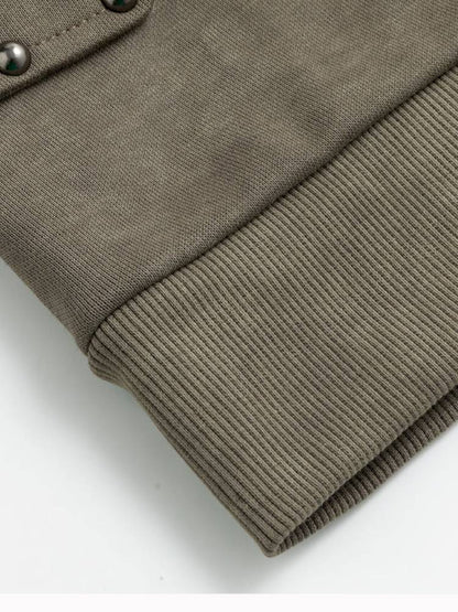 Fur Hood Vintage-Style Knit Jacket【s0000014426】