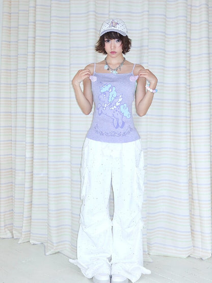 Silver Wire Slim Wings Camisole【s0000016665】