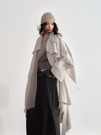 Pleated Patchwork Lantern Bubble Pants【s0000015690】