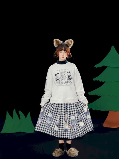 Speckled Casual Print Hoodie【s0000014157】