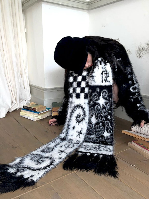 Long Faux Mink Scarf【s0000011196】