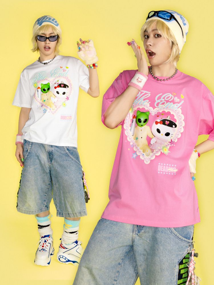 Printed Loose T-Shirt【s0000012461】