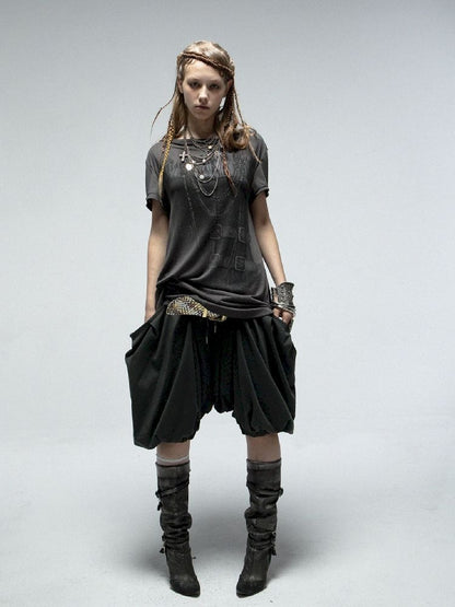 Knot Shape Short Sleeve T-shirt【s0000012212】