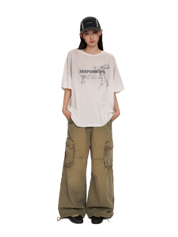 Loose Casual Short Sleeve Tops【s0000012503】