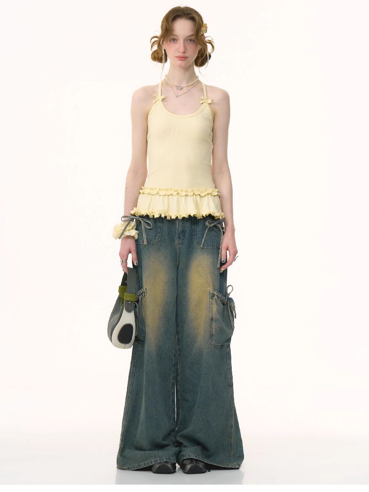 Knit Neck Vest Camisole【s0000012247】