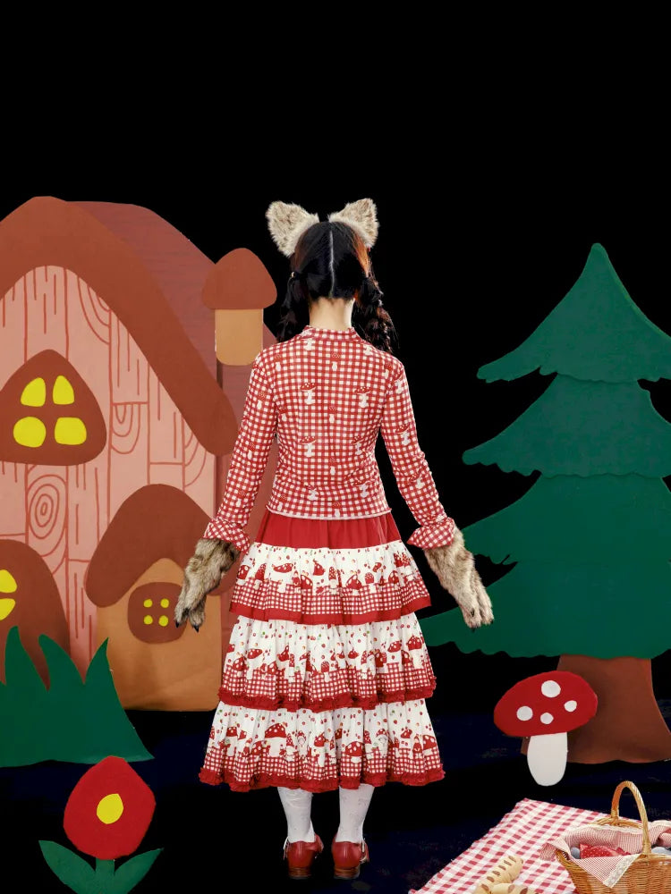 Red Mesh Sun Protection Base【s0000013936】